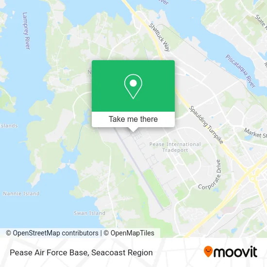 Pease Air Force Base map