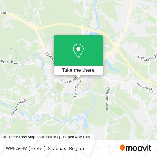 Mapa de WPEA-FM (Exeter)