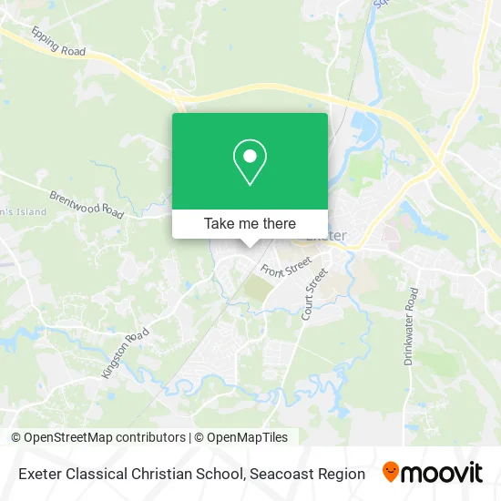 Exeter Classical Christian School map
