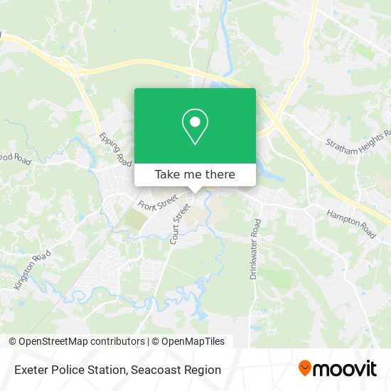 Mapa de Exeter Police Station