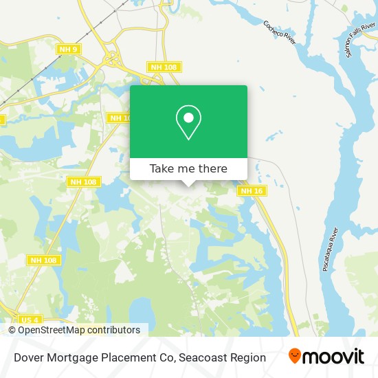 Dover Mortgage Placement Co map