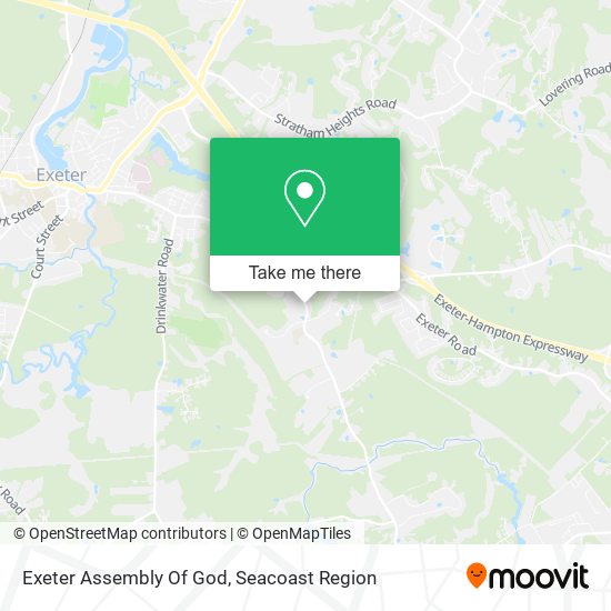 Exeter Assembly Of God map