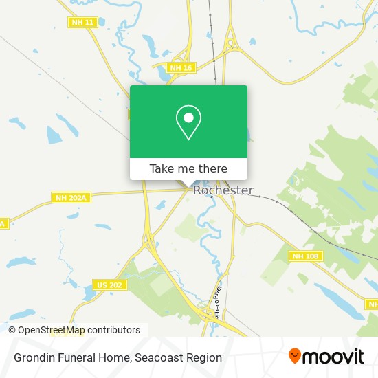 Mapa de Grondin Funeral Home