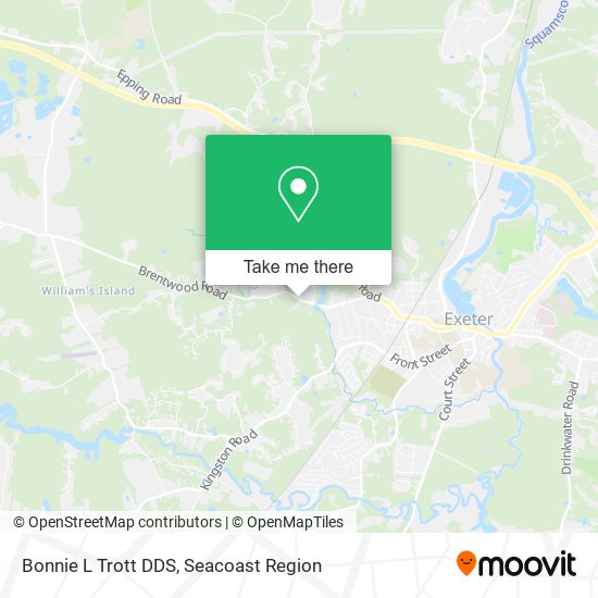 Bonnie L Trott DDS map