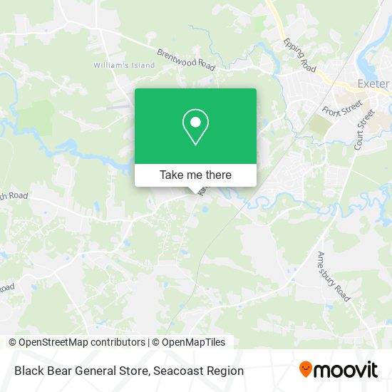 Mapa de Black Bear General Store
