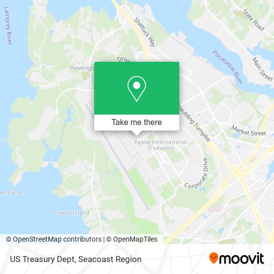 Mapa de US Treasury Dept