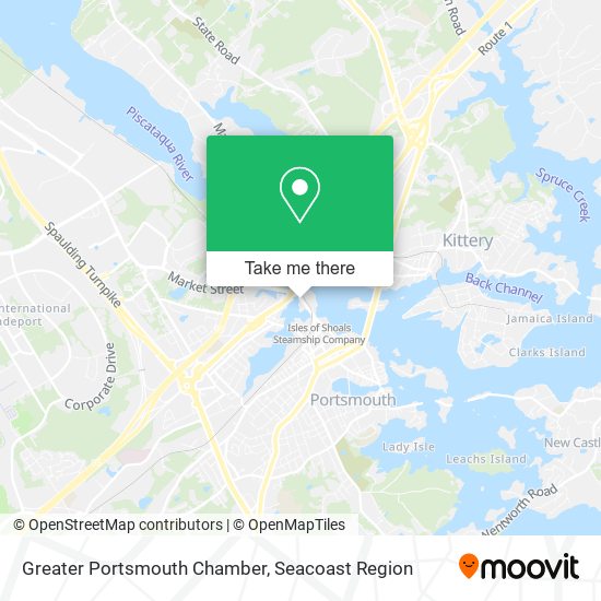 Greater Portsmouth Chamber map