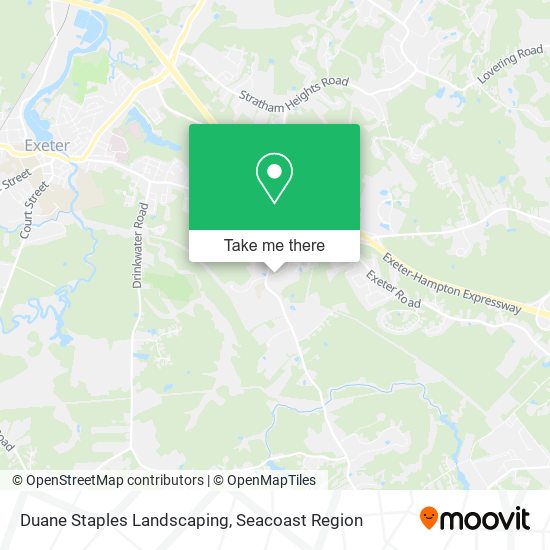 Duane Staples Landscaping map