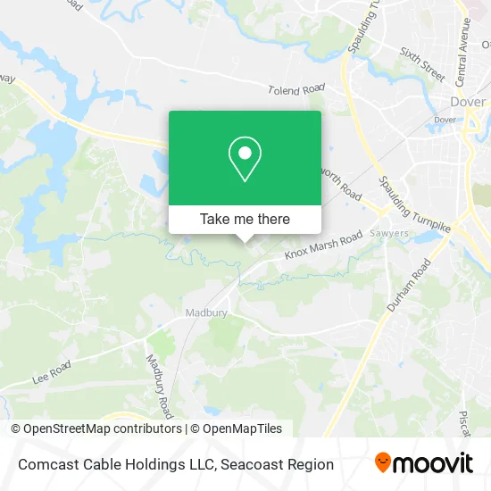 Comcast Cable Holdings LLC map