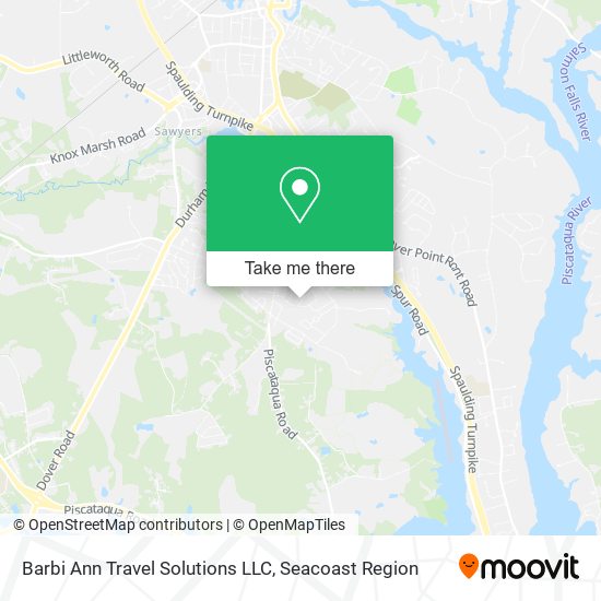 Barbi Ann Travel Solutions LLC map