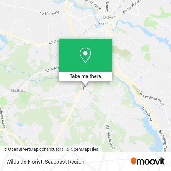 Wildside Florist map