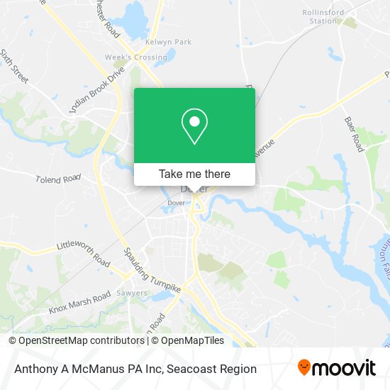 Mapa de Anthony A McManus PA Inc