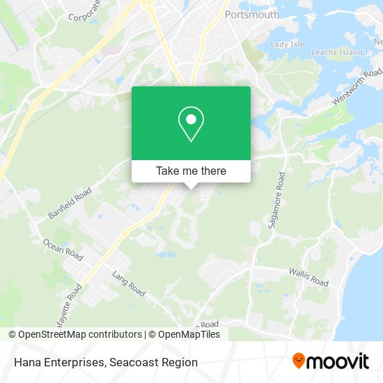 Hana Enterprises map