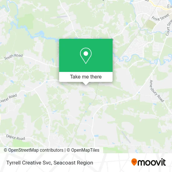 Tyrrell Creative Svc map