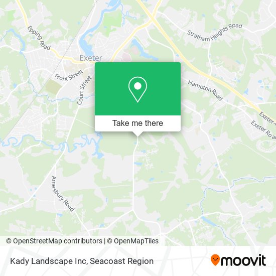 Kady Landscape Inc map