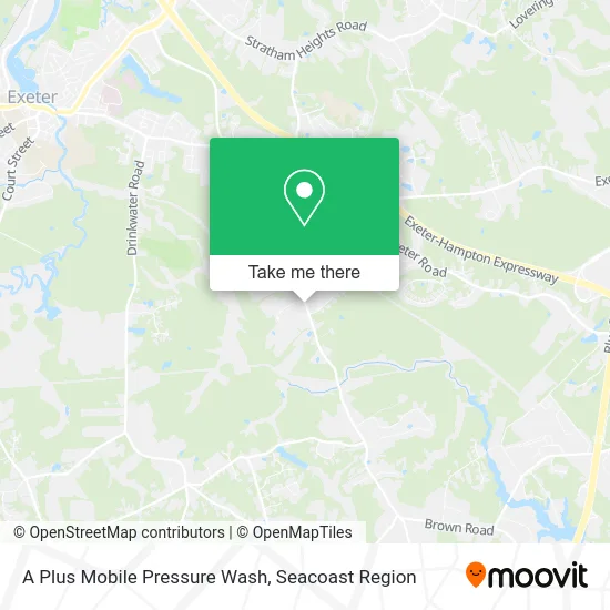 A Plus Mobile Pressure Wash map