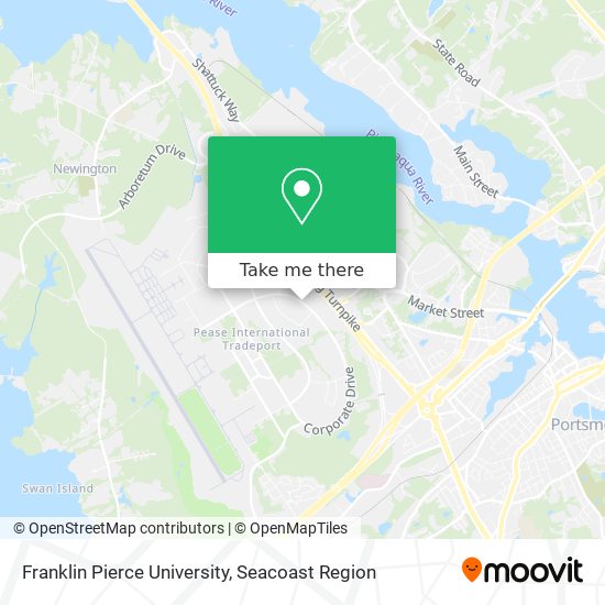 Franklin Pierce University map