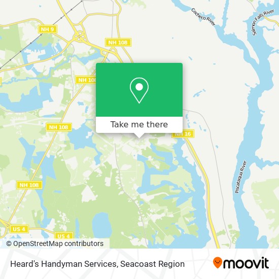 Mapa de Heard's Handyman Services