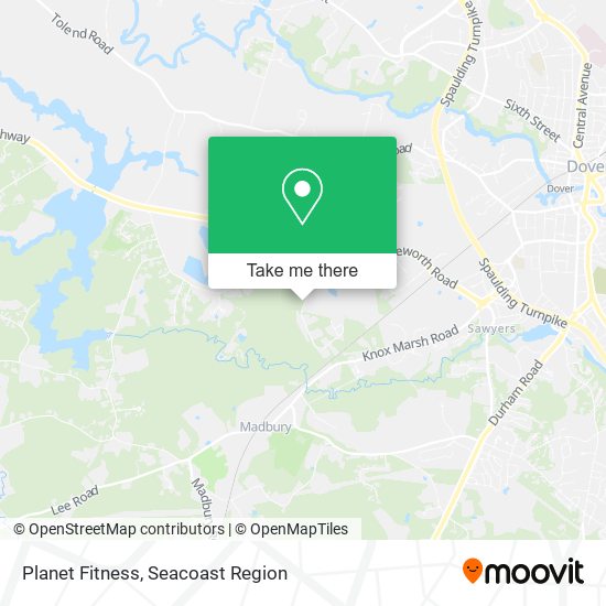 Mapa de Planet Fitness