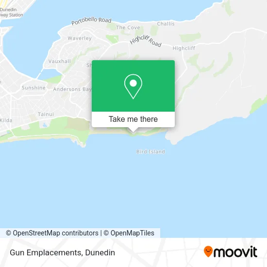 Gun Emplacements map