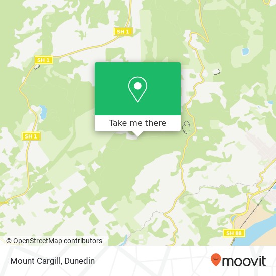 Mount Cargill map