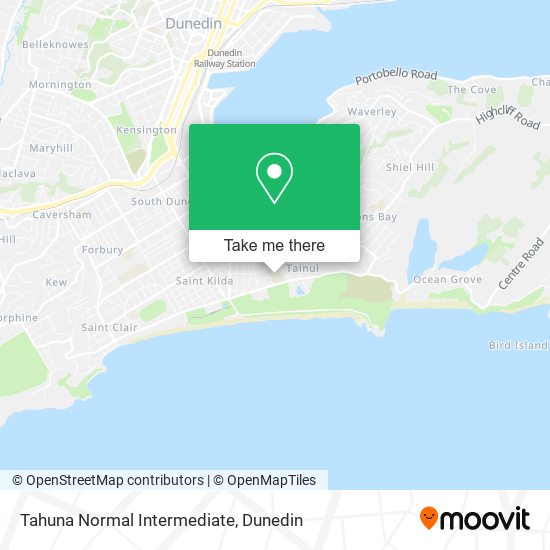 Tahuna Normal Intermediate map