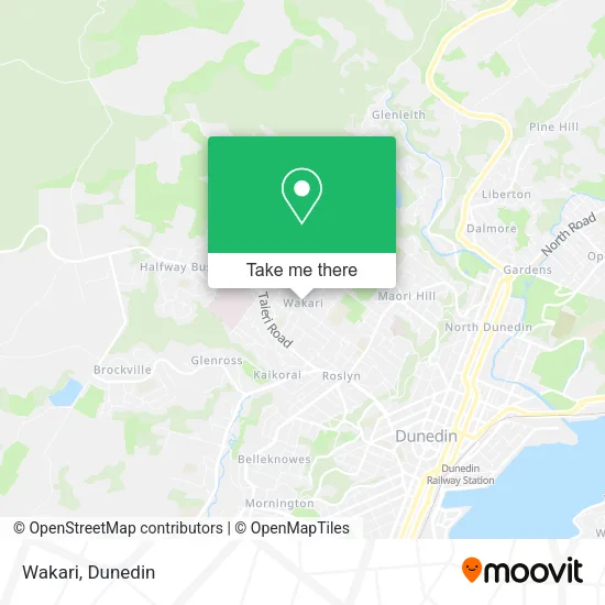 Wakari map