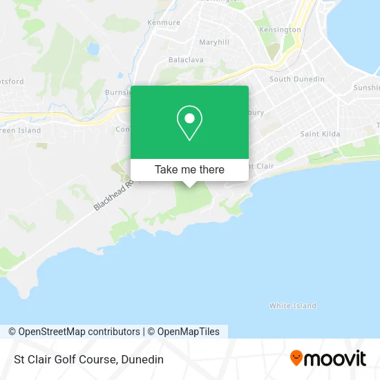 St Clair Golf Course map