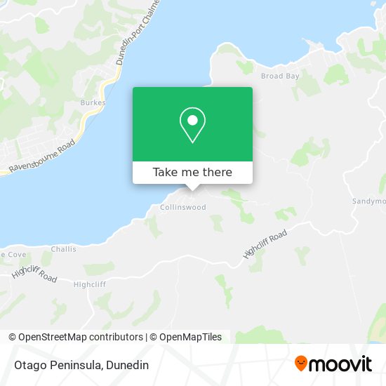 Otago Peninsula地图