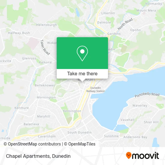 Chapel Apartments map