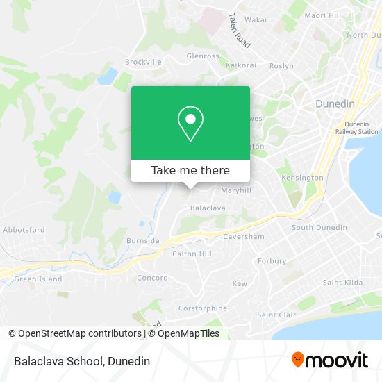 Balaclava School map