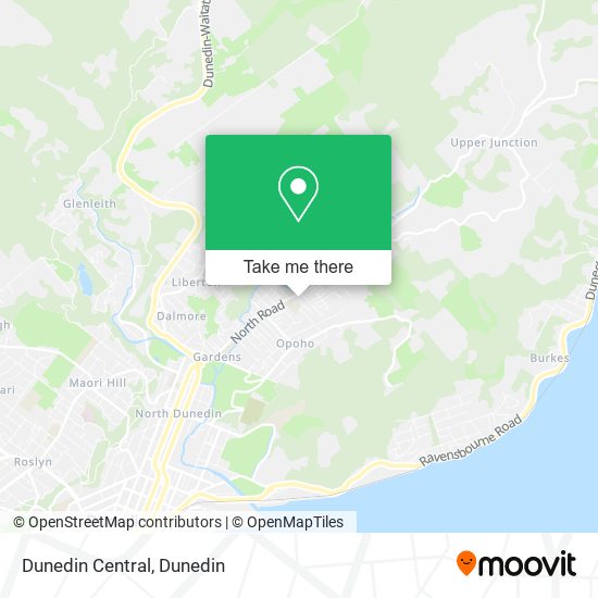 Dunedin Central地图