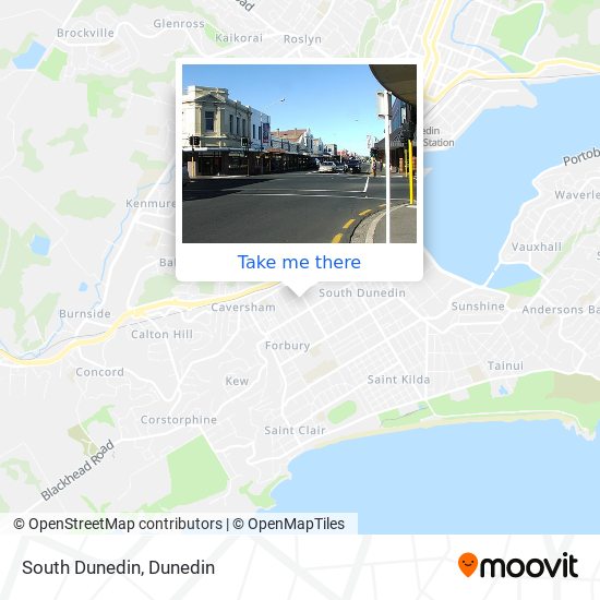 South Dunedin map