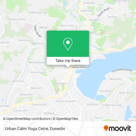Urban Calm Yoga Cetre map