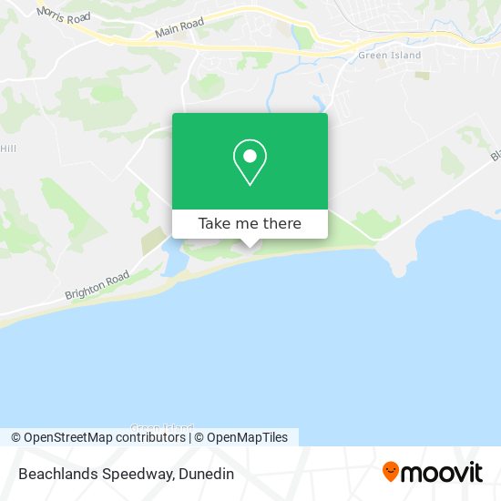 Beachlands Speedway map