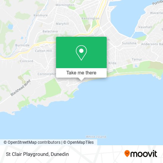 St Clair Playground map