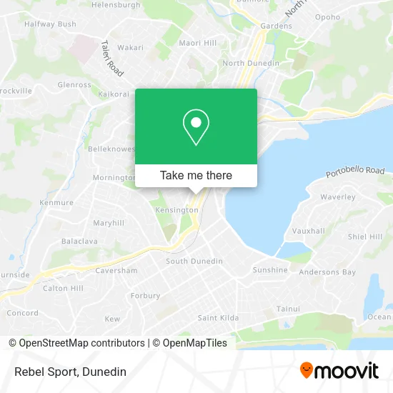 Rebel Sport map