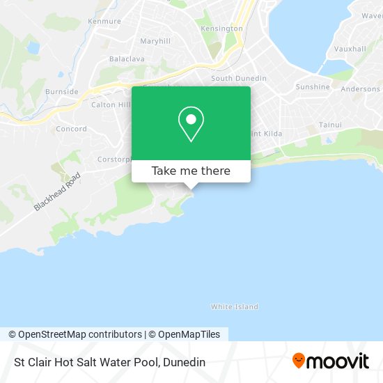St Clair Hot Salt Water Pool map