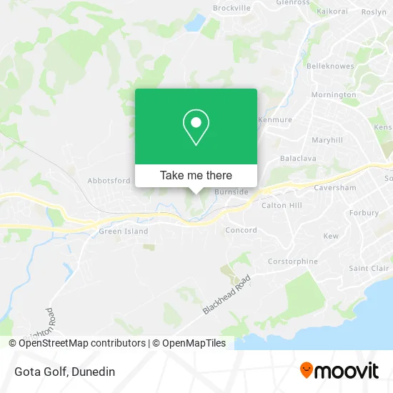 Gota Golf map