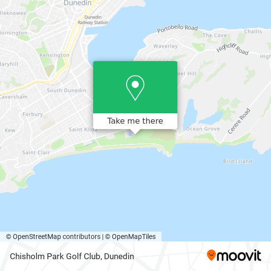 Chisholm Park Golf Club map