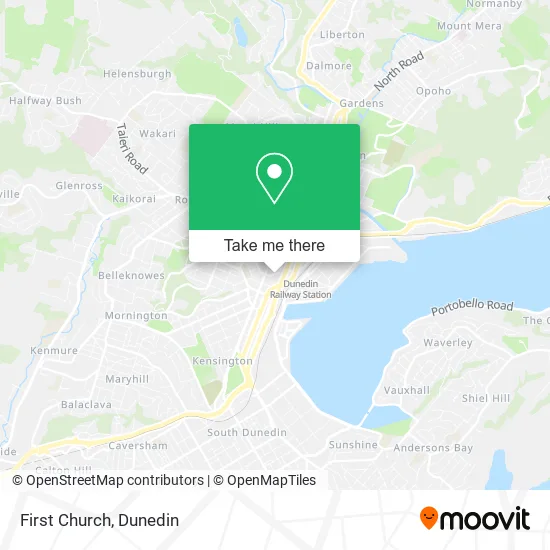 First Church map