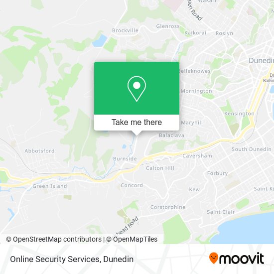 Online Security Services map