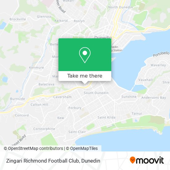 Zingari Richmond Football Club map