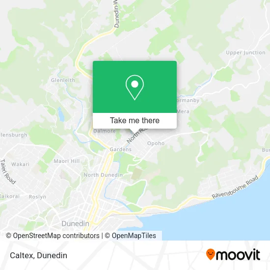 Caltex map