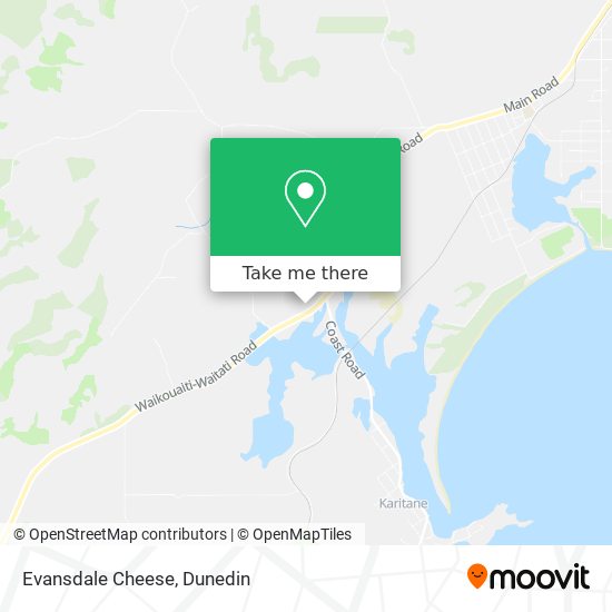 Evansdale Cheese map