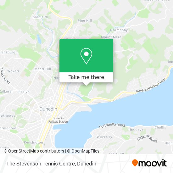 The Stevenson Tennis Centre map