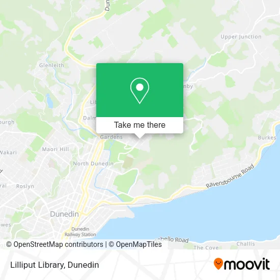 Lilliput Library map