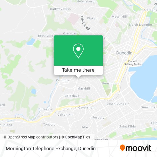 Mornington Telephone Exchange map