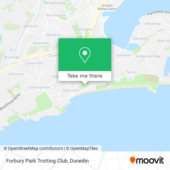 Forbury Park Trotting Club map