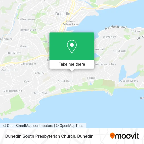 Dunedin South Presbyterian Church map